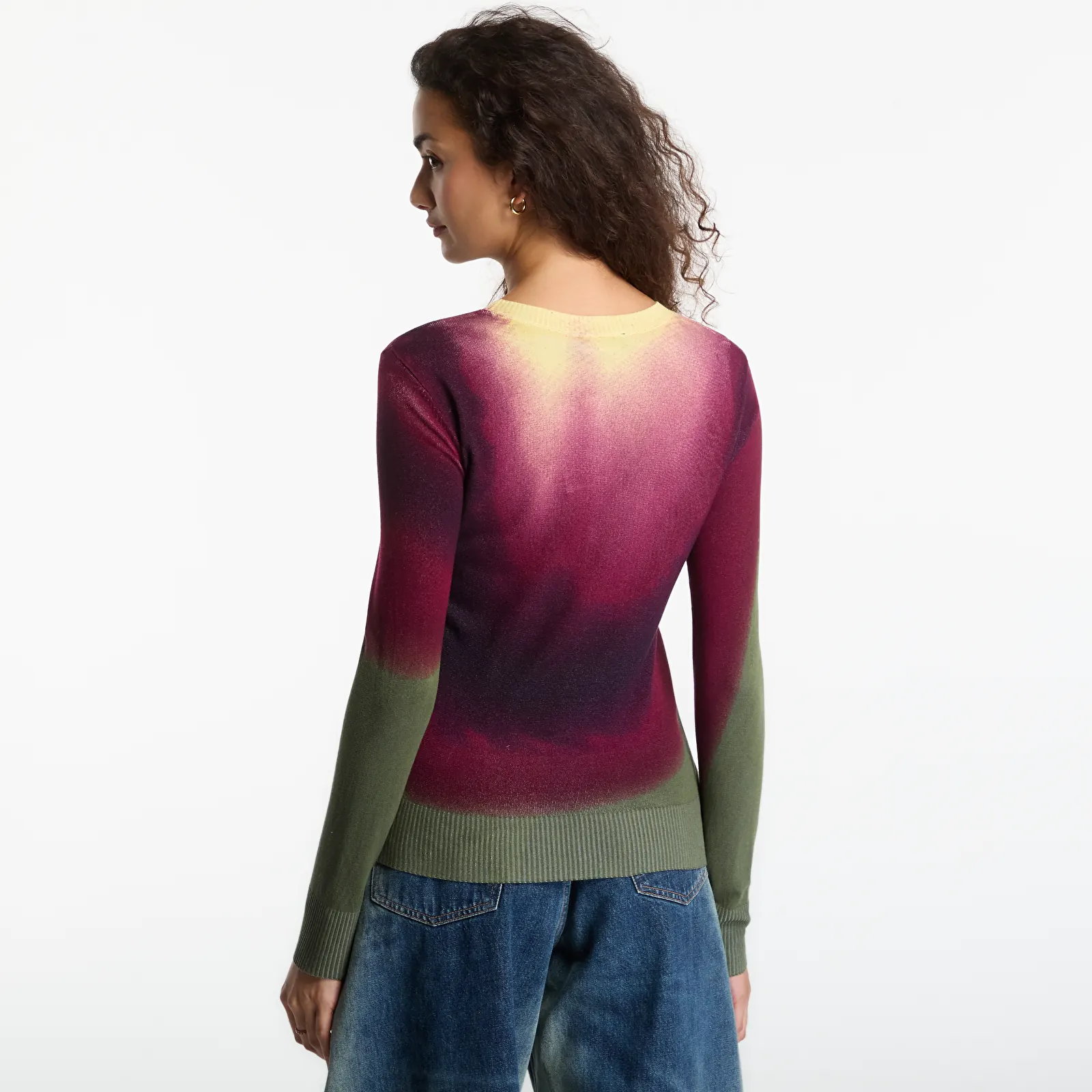 Puloveri Desigual Veget Eggplant