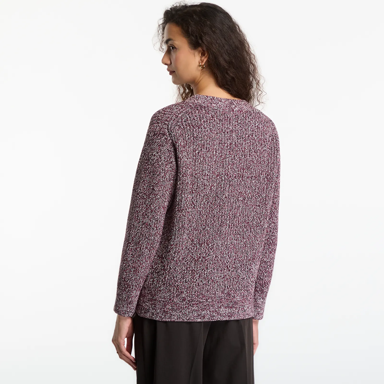 Truien Calvin Klein Jeans Chunky Cotton Mouline Cardigan Rhododendron