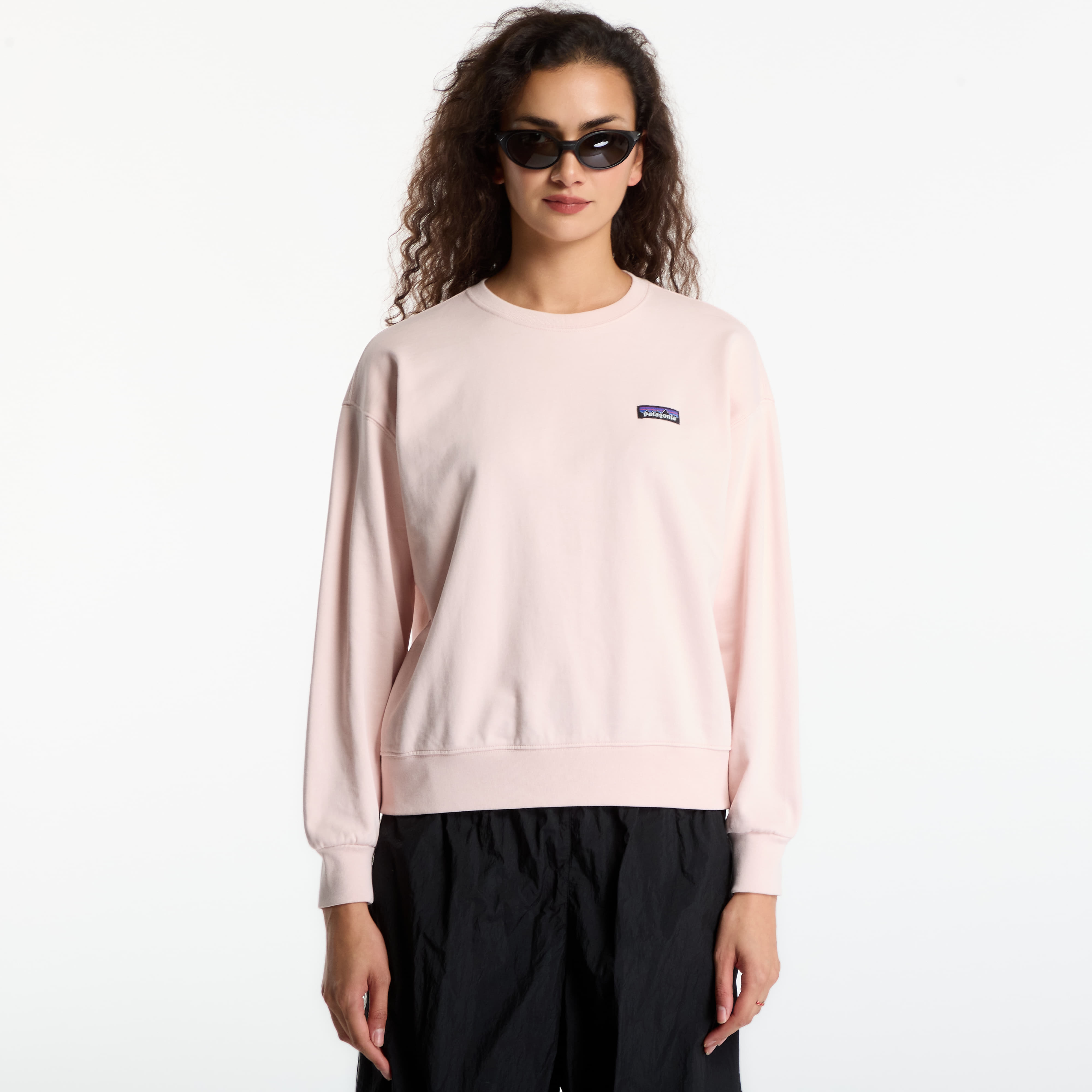 Суитшърт Patagonia Daily Crew Pink Frost XS