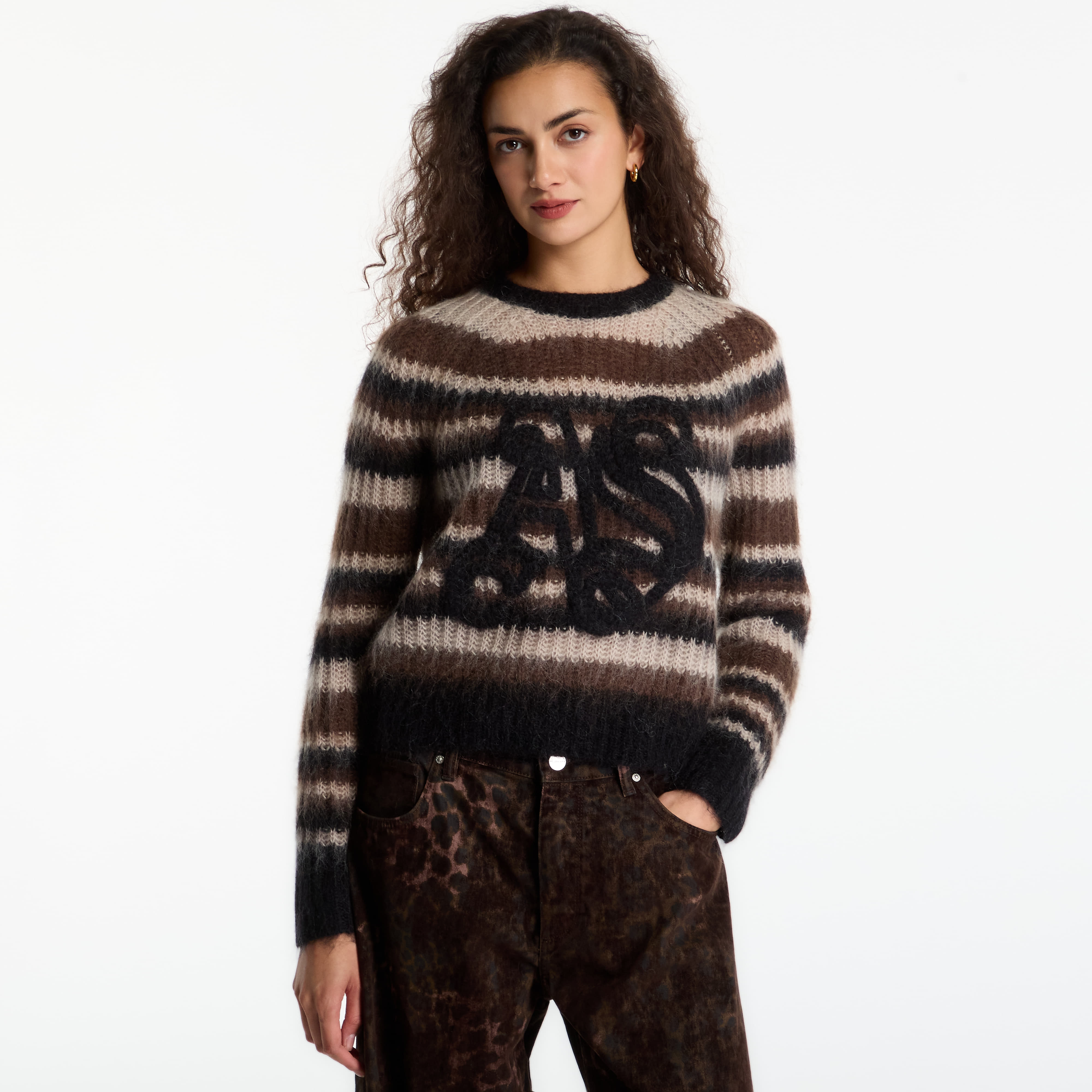 Пуловер AllSaints Rega As Jumper Fawn Brown L