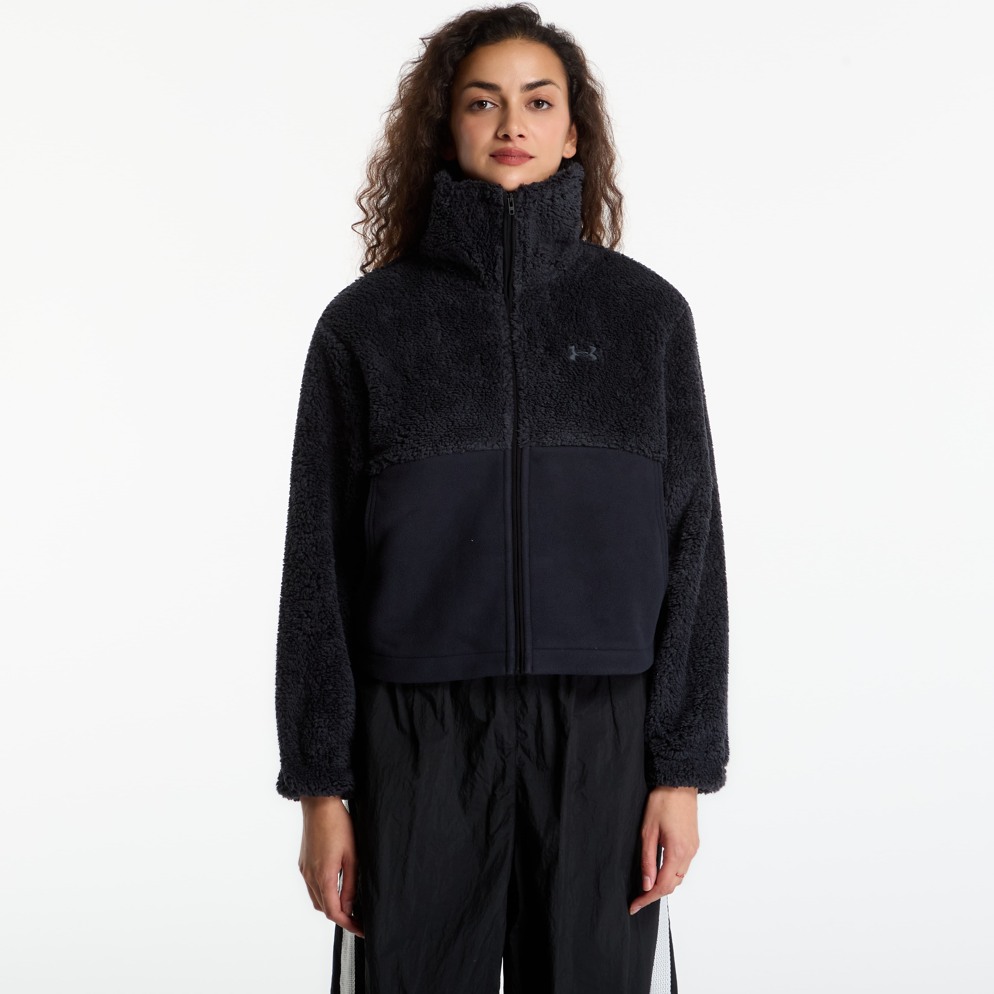 Суитшърт Under Armour W Basecamp Fleece Fz Black S