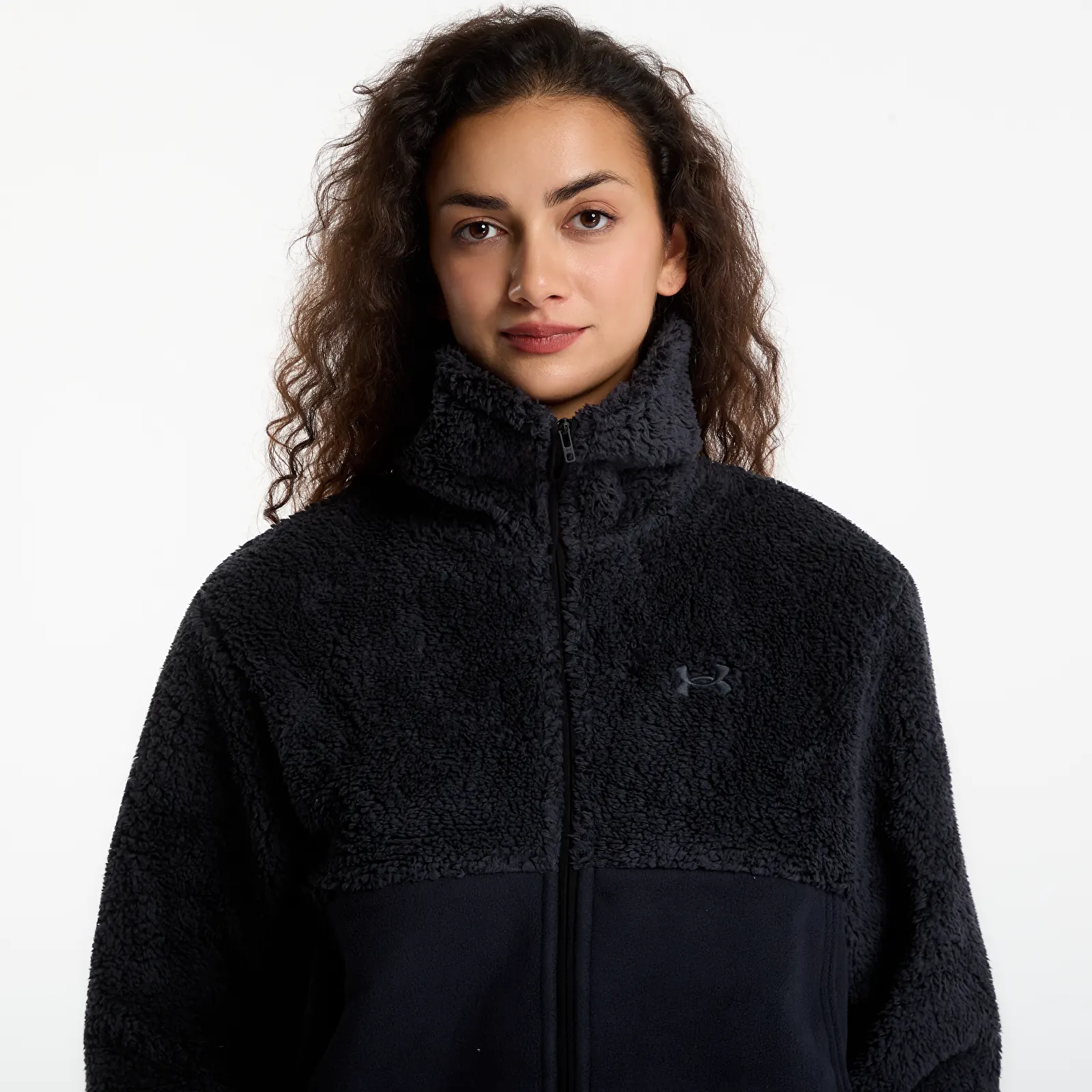 Hanorace Under Armour W Basecamp Fleece Fz Black