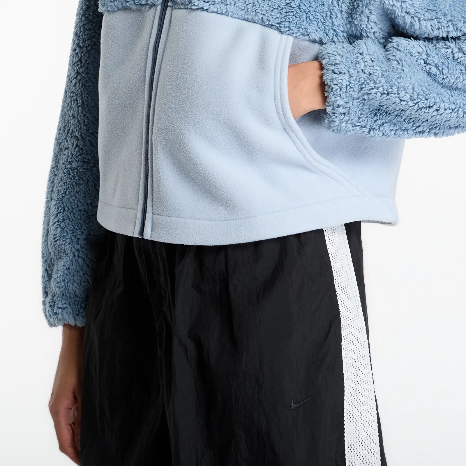 Dámske mikiny Under Armour W Basecamp Fleece Fz Blue Wind