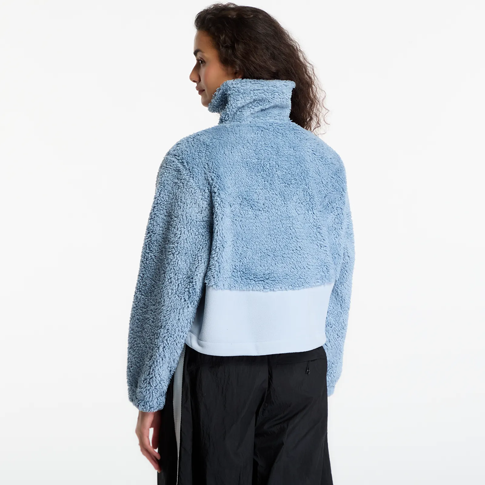 Dámske mikiny Under Armour W Basecamp Fleece Fz Blue Wind
