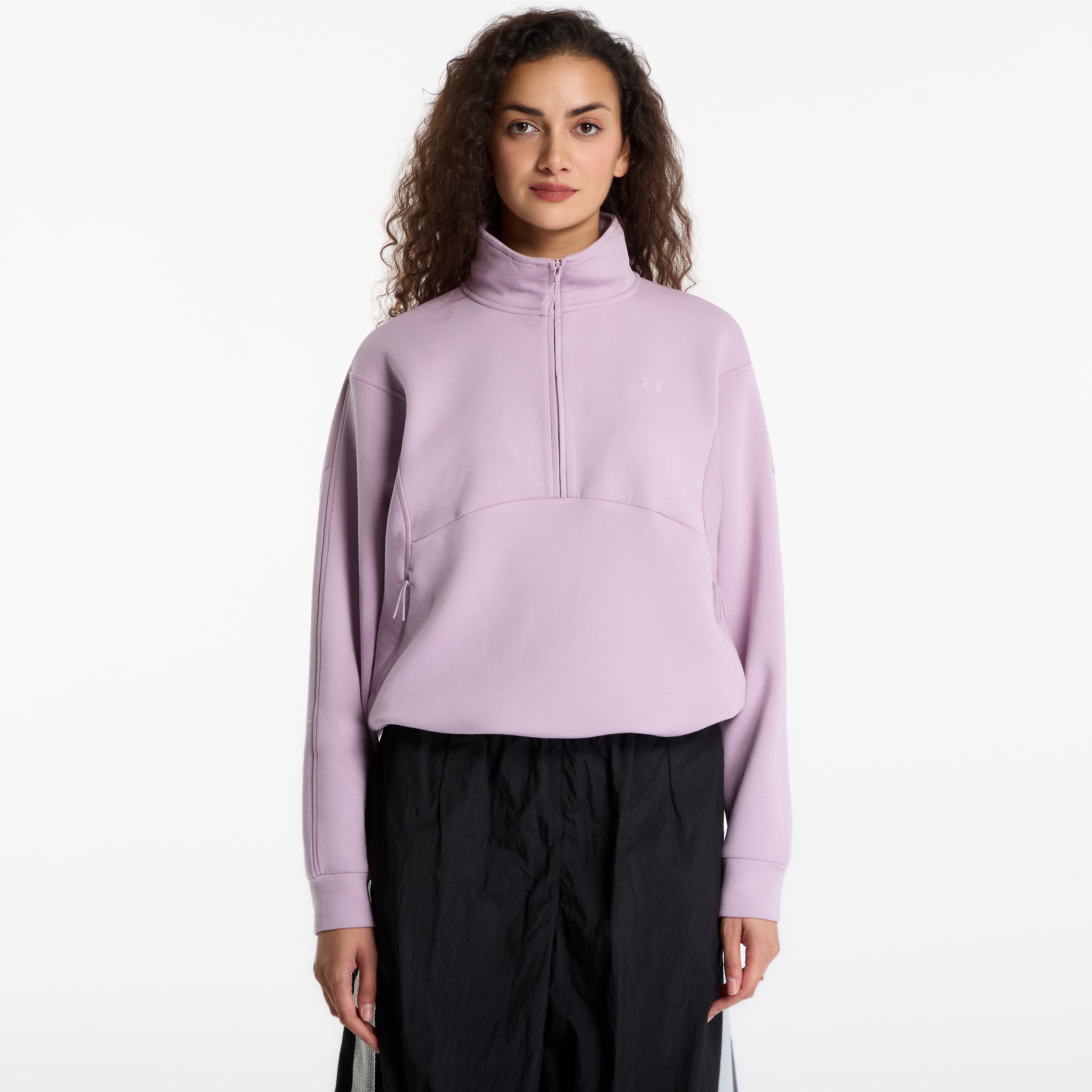 Суитшърт Under Armour Unstoppable Fleece HZ Mauve Pink XS