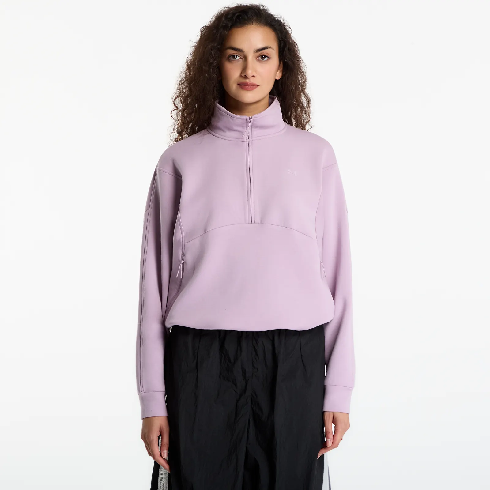 Hanorace Under Armour Unstoppable Fleece HZ Mauve Pink