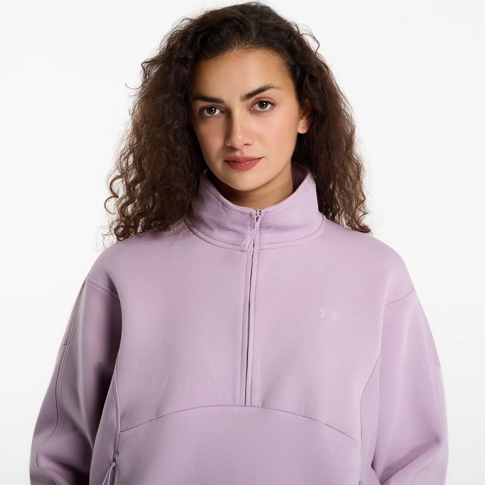 Hanorace Under Armour Unstoppable Fleece HZ Mauve Pink