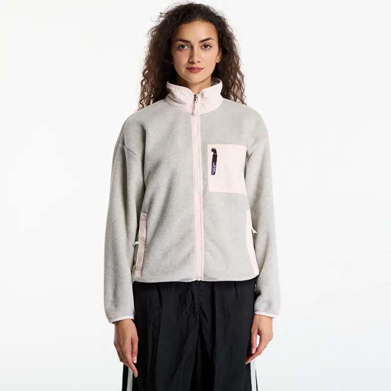 Jacka Patagonia W's Synch Jacket Oatmeal Heather w/ Pink Frost