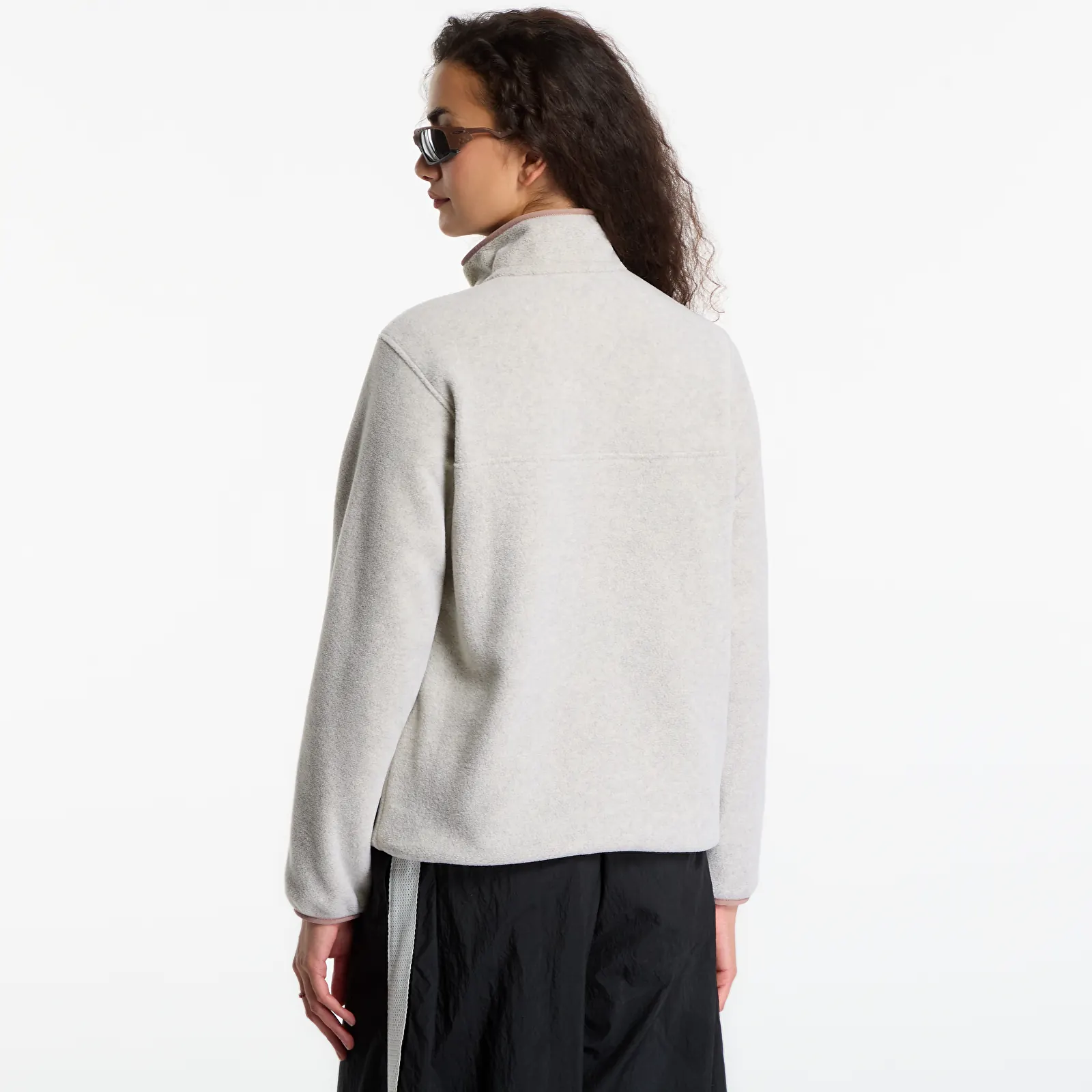 Dukserice Patagonia W's LW Synch Snap-T P/O Oatmeal Heather w/ Moonrise Taupe
