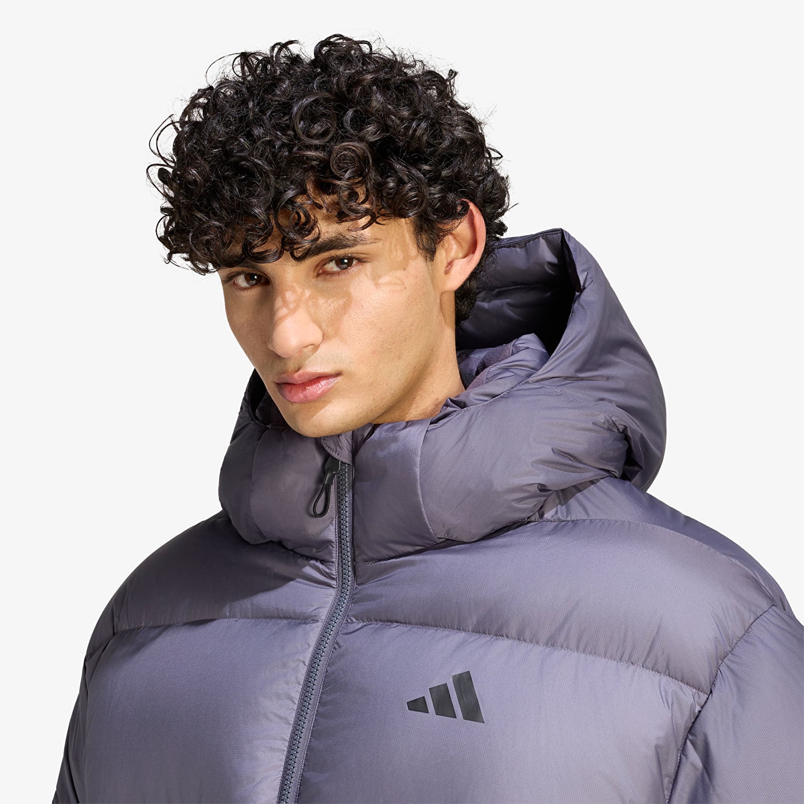 Pánské bundy adidas Z.N.E. Puffer Down Jacket Aurora Onix