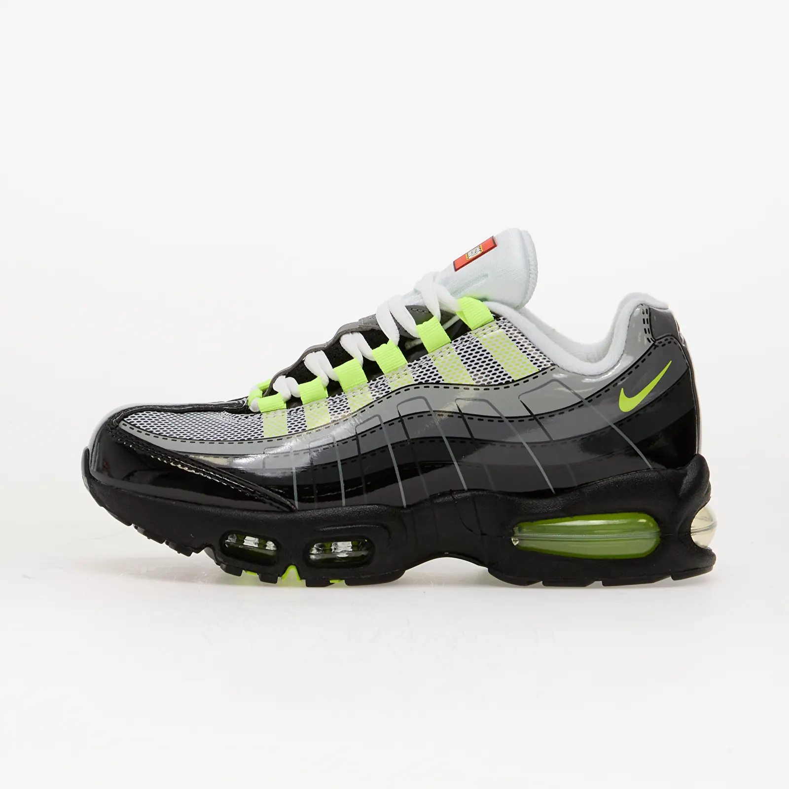 Laste tossud ja kingad Nike x LEGO Air Max 95 Kids Black/ Metallic Silver-Dk Smoke Grey
