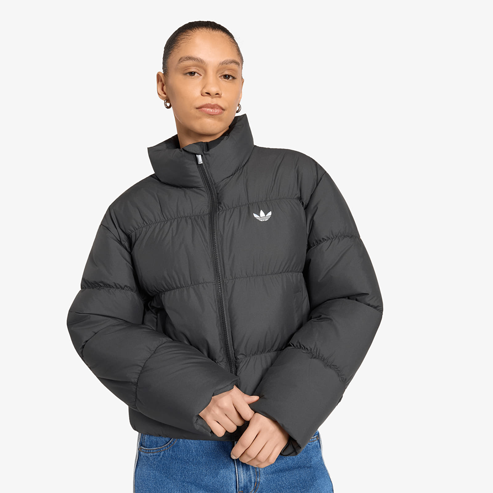 Dámské bundy adidas Short Padded Jacket Black