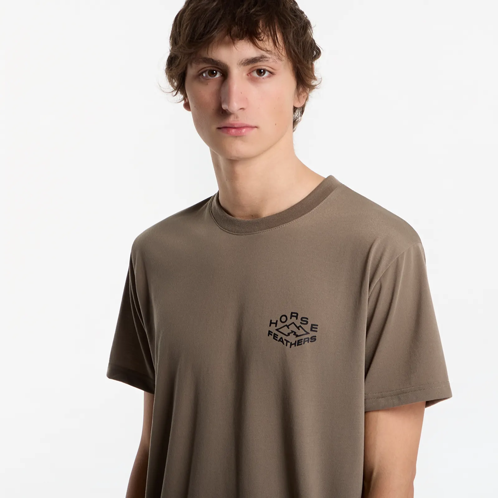 Meeste T-särgid Horsefeathers Shank T-Shirt Fossil