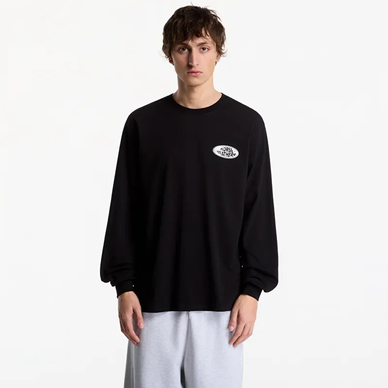 T-särk Horsefeathers Junky Ls T-Shirt Black
