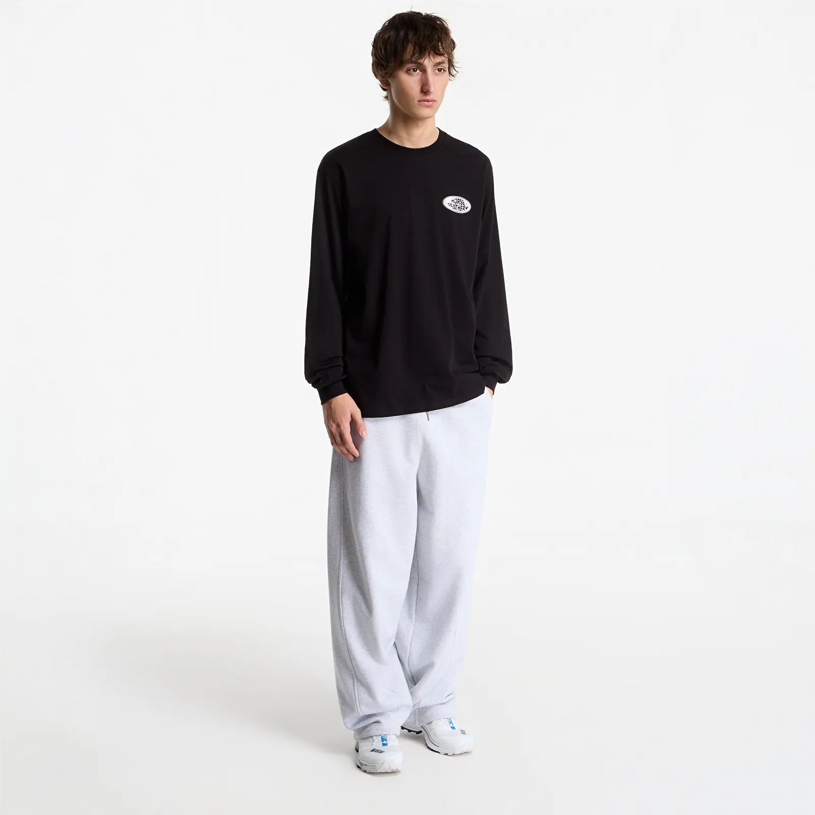 Heren T-shirts Horsefeathers Junky Ls T-Shirt Black