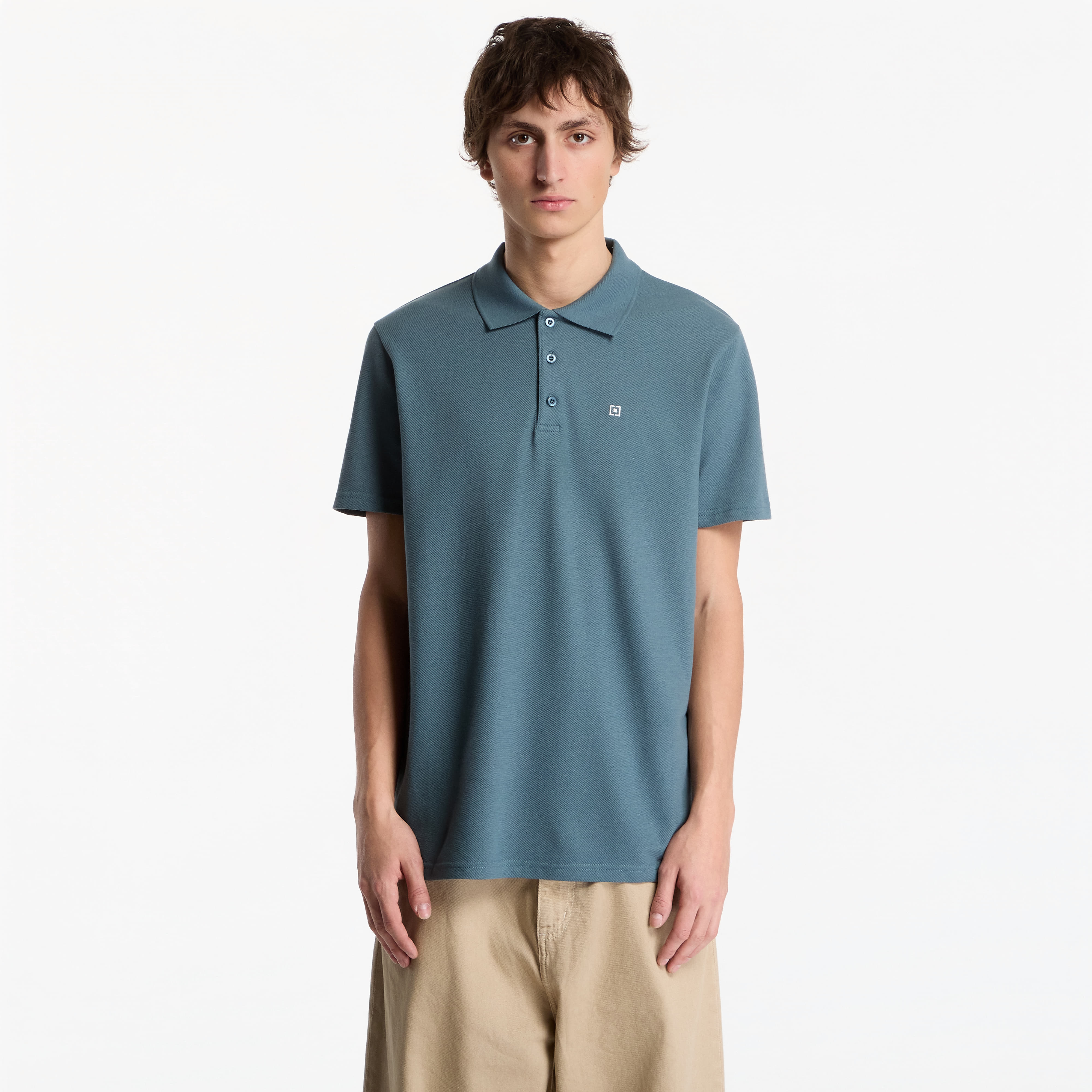 Тениска Horsefeathers Pano Polo T-Shirt Storm XXL