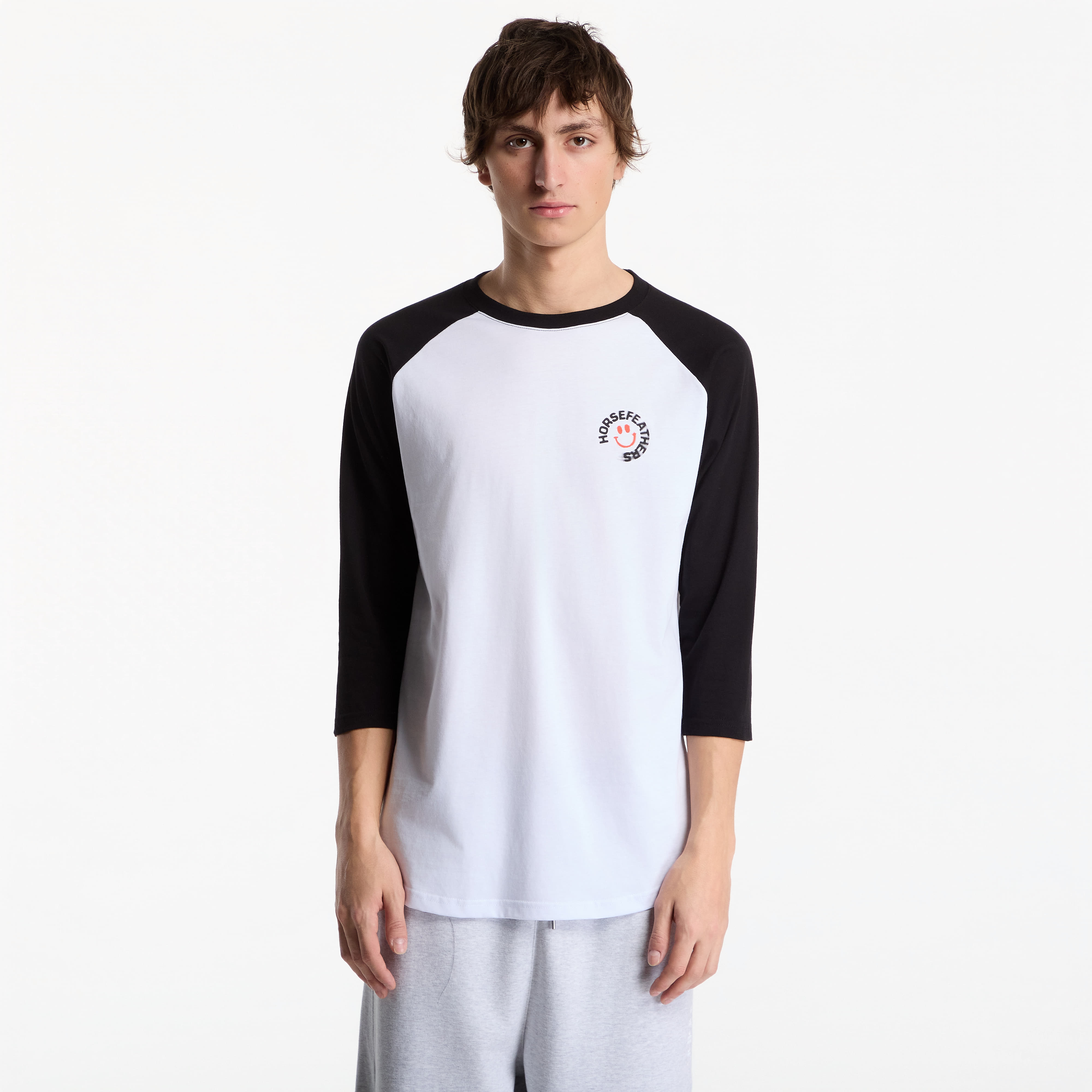 Тениска Horsefeathers Mocker Raglan T-Shirt White XXL