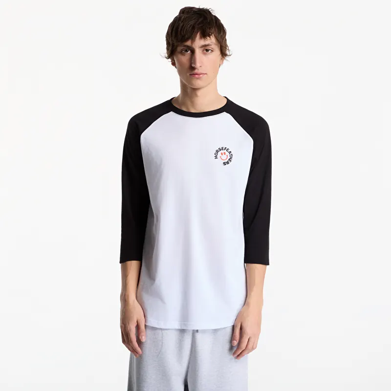 T-särk Horsefeathers Mocker Raglan T-Shirt White