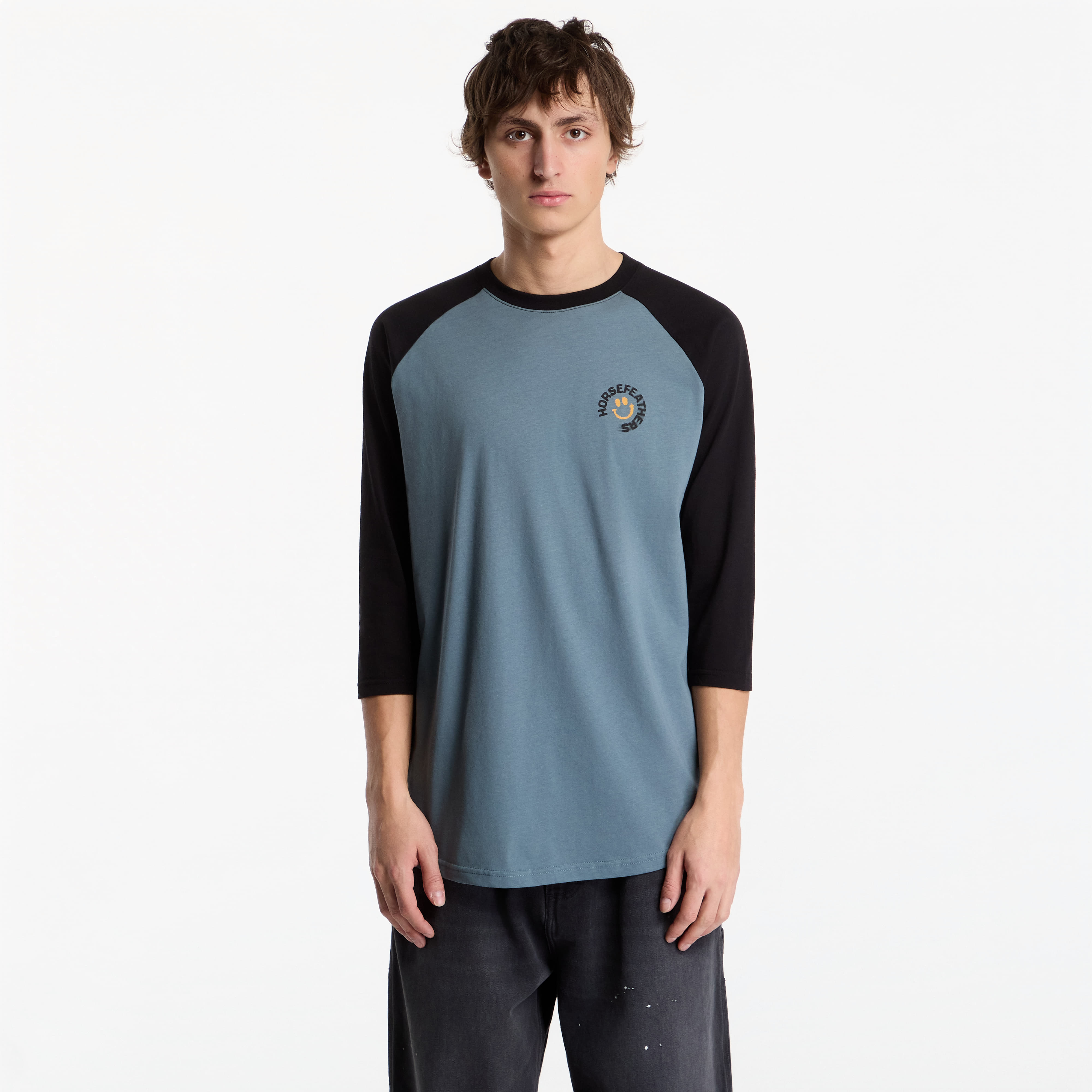 Тениска Horsefeathers Mocker Raglan T-Shirt Storm L
