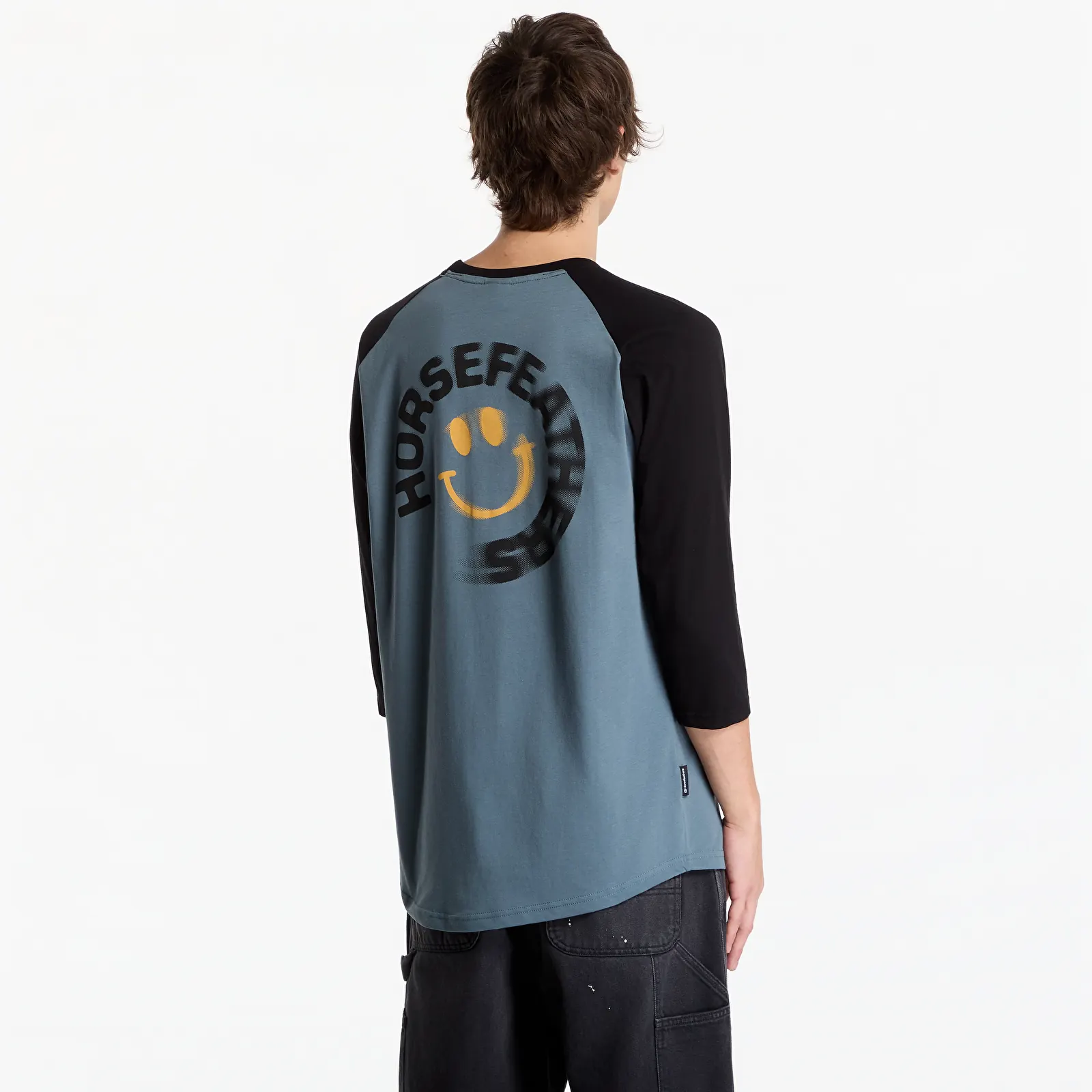 Heren T-shirts Horsefeathers Mocker Raglan T-Shirt Storm