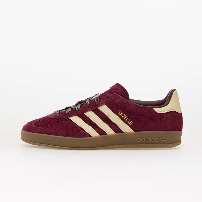 adidas Gazelle Indoor Maroon/ Warm Vanilla/ Blanch Green