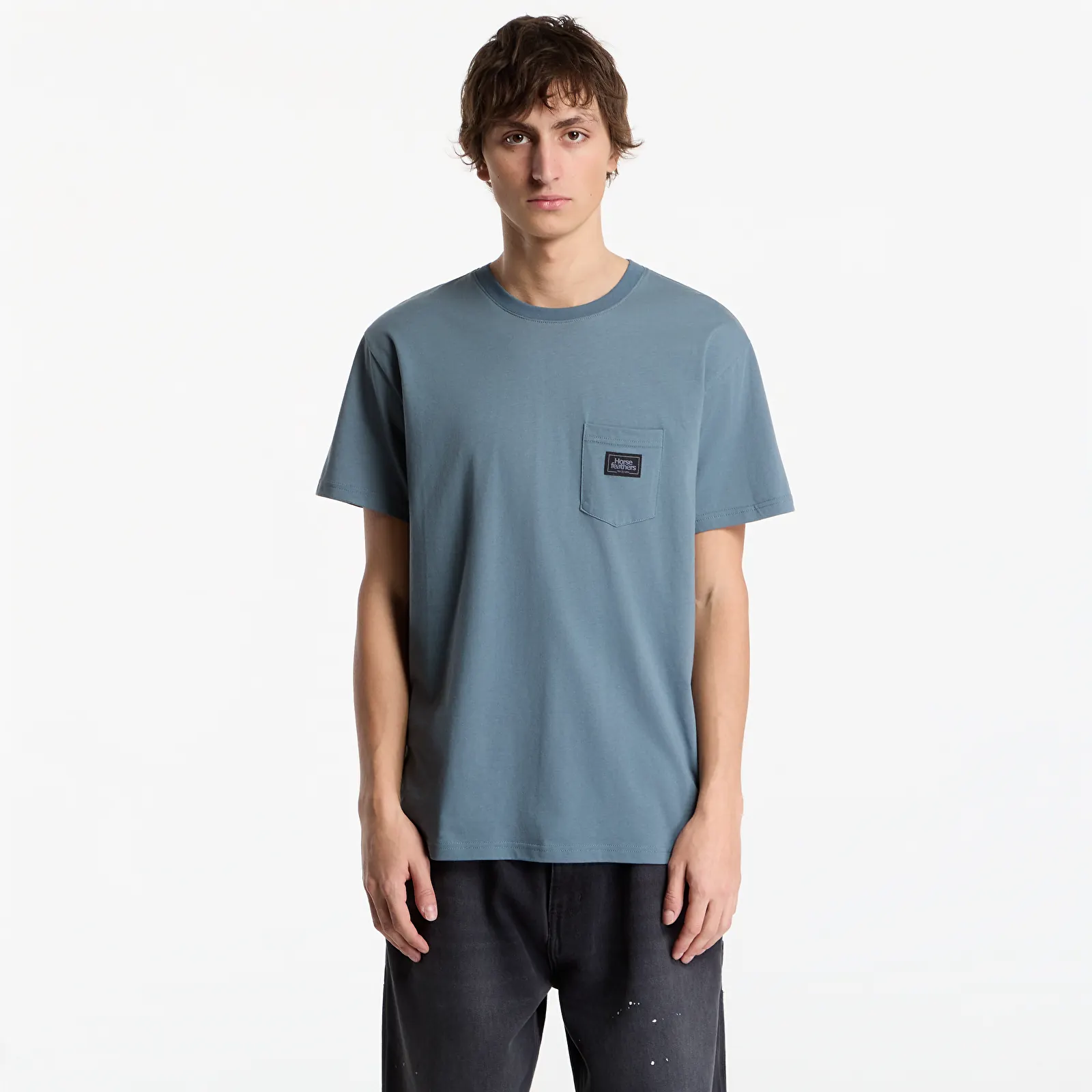 Heren T-shirts Horsefeathers Alpha T-Shirt Storm