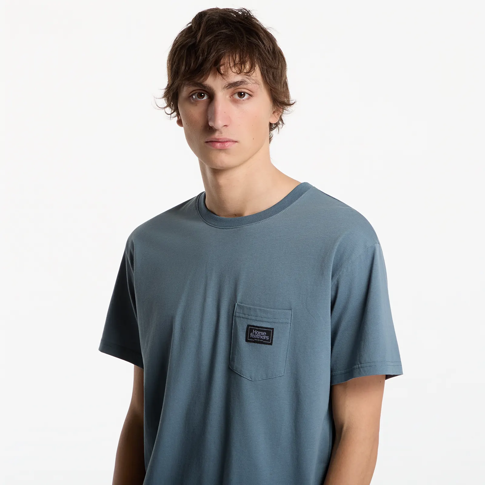 Heren T-shirts Horsefeathers Alpha T-Shirt Storm