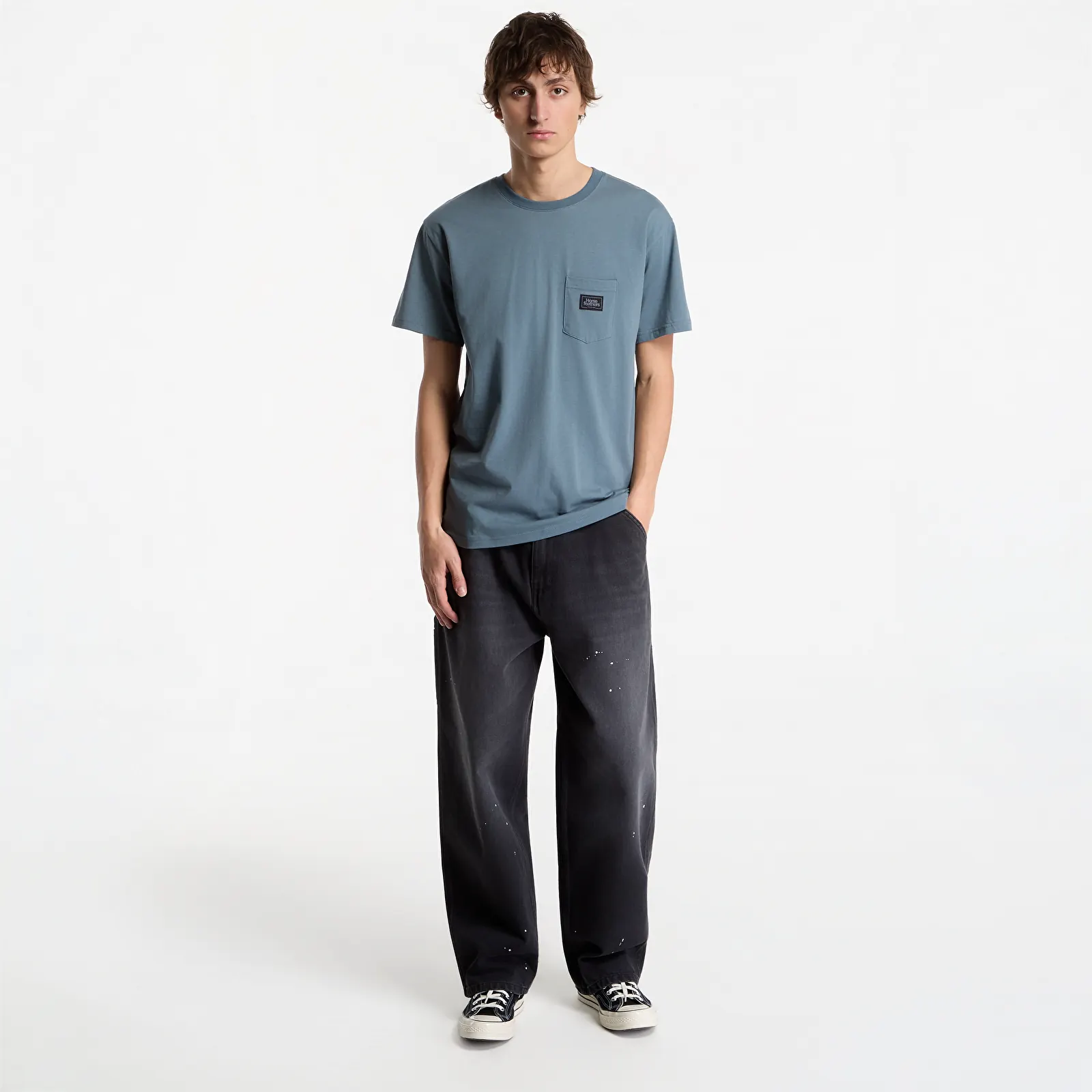 Heren T-shirts Horsefeathers Alpha T-Shirt Storm