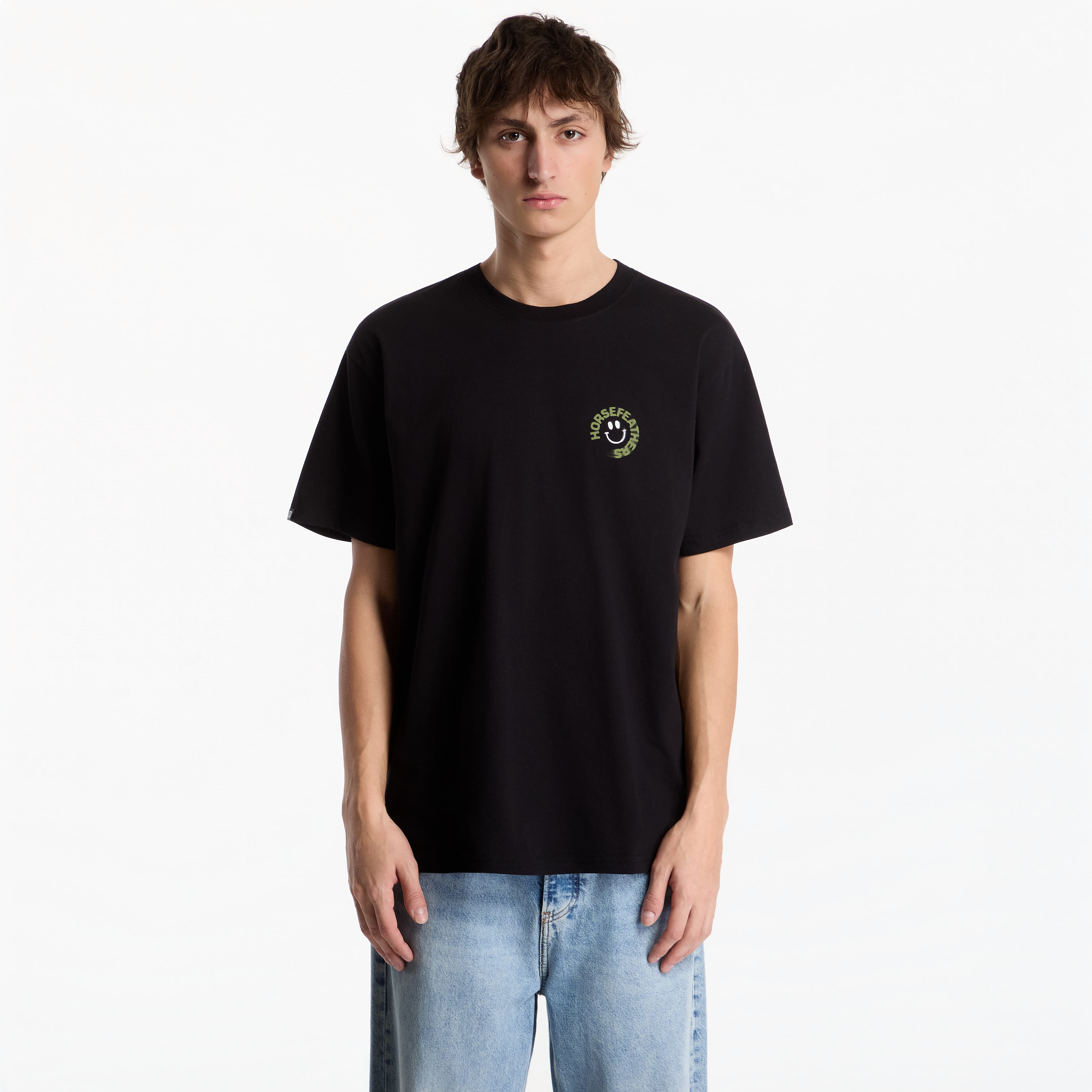 Тениска Horsefeathers Mocker T-Shirt Black M