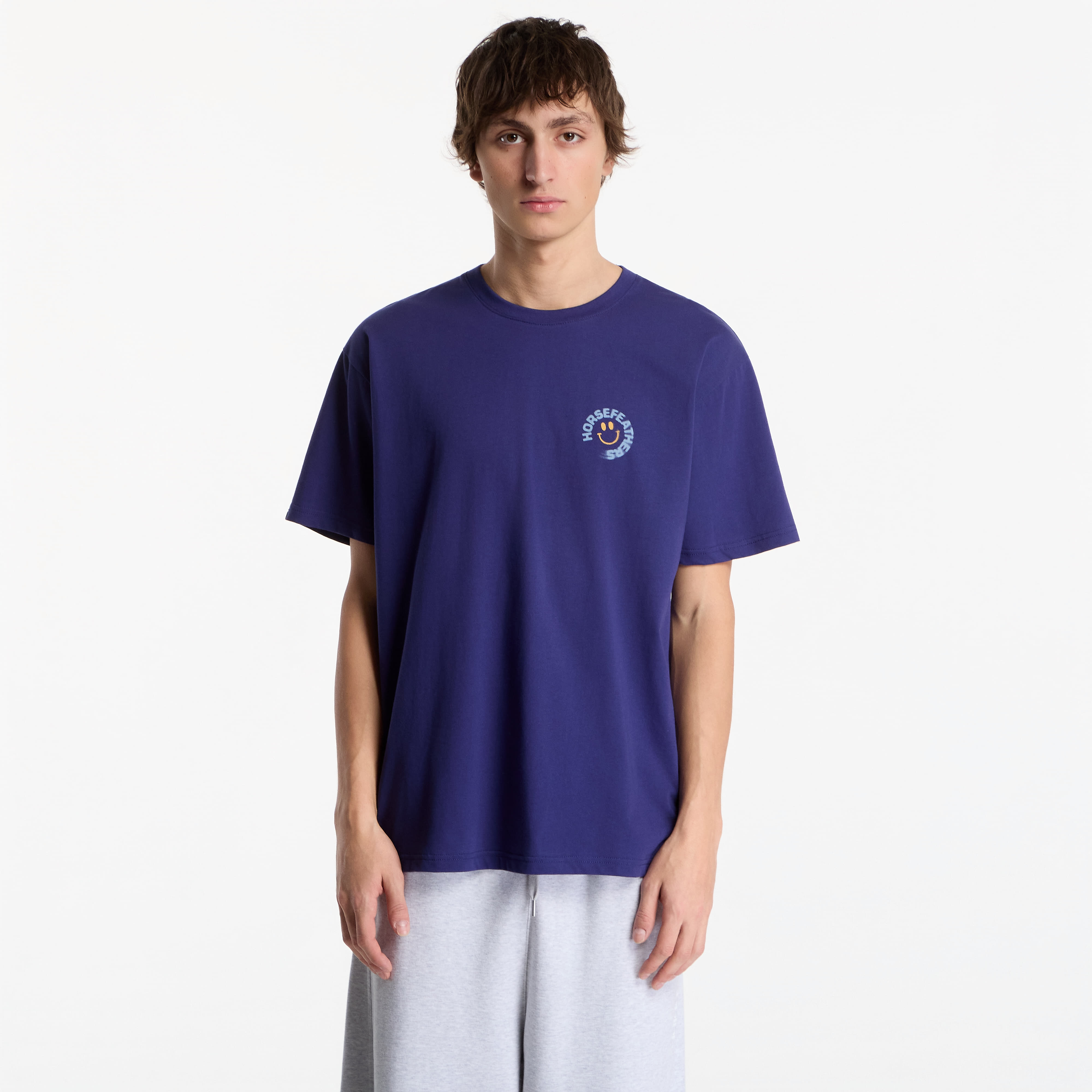 Тениска Horsefeathers Mocker T-Shirt Royal Blue XL