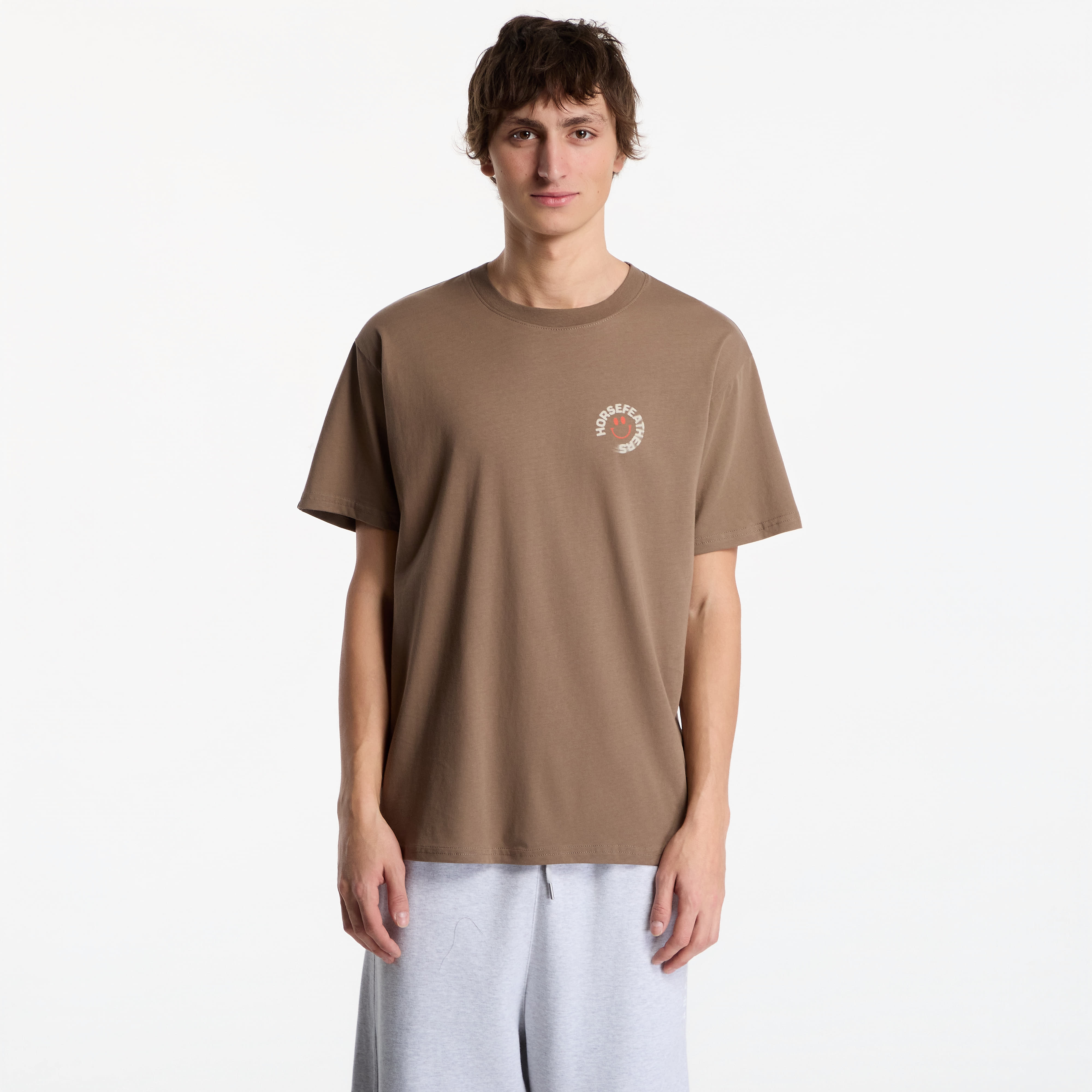 Тениска Horsefeathers Mocker T-Shirt Fossil XL