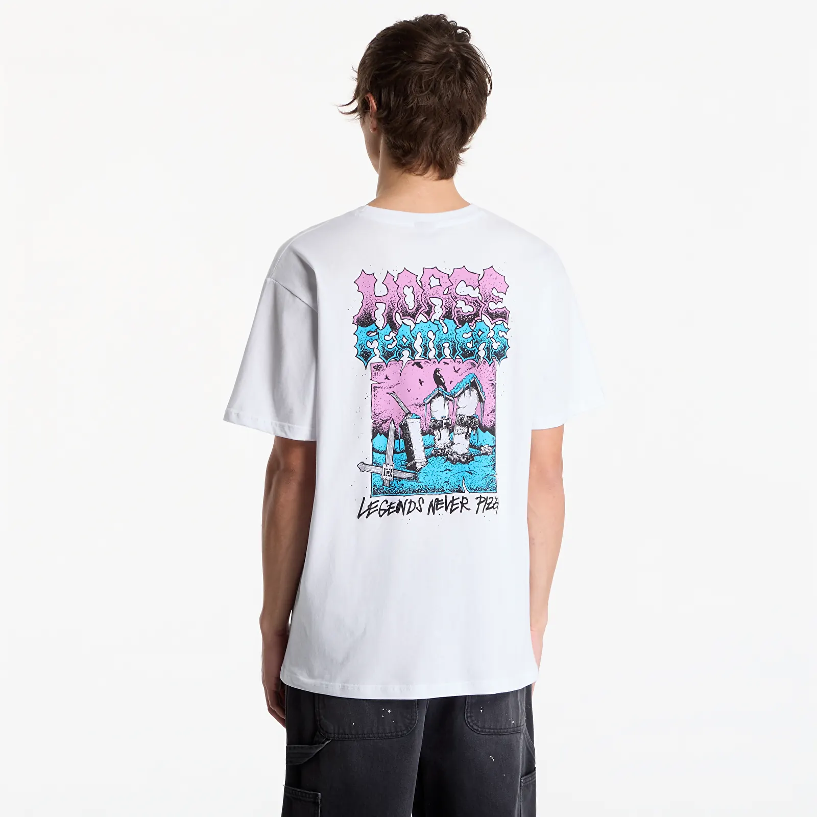 T-Shirts Männer Horsefeathers Legends T-Shirt White