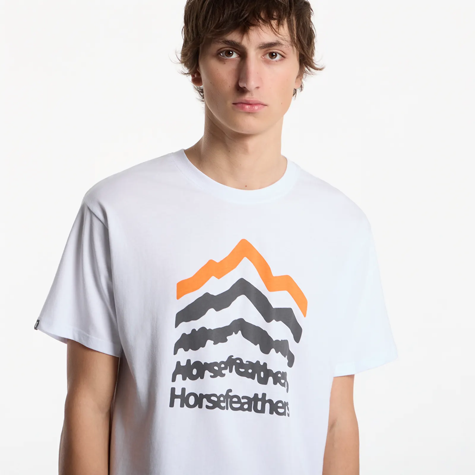 Meeste T-särgid Horsefeathers Landform T-Shirt White