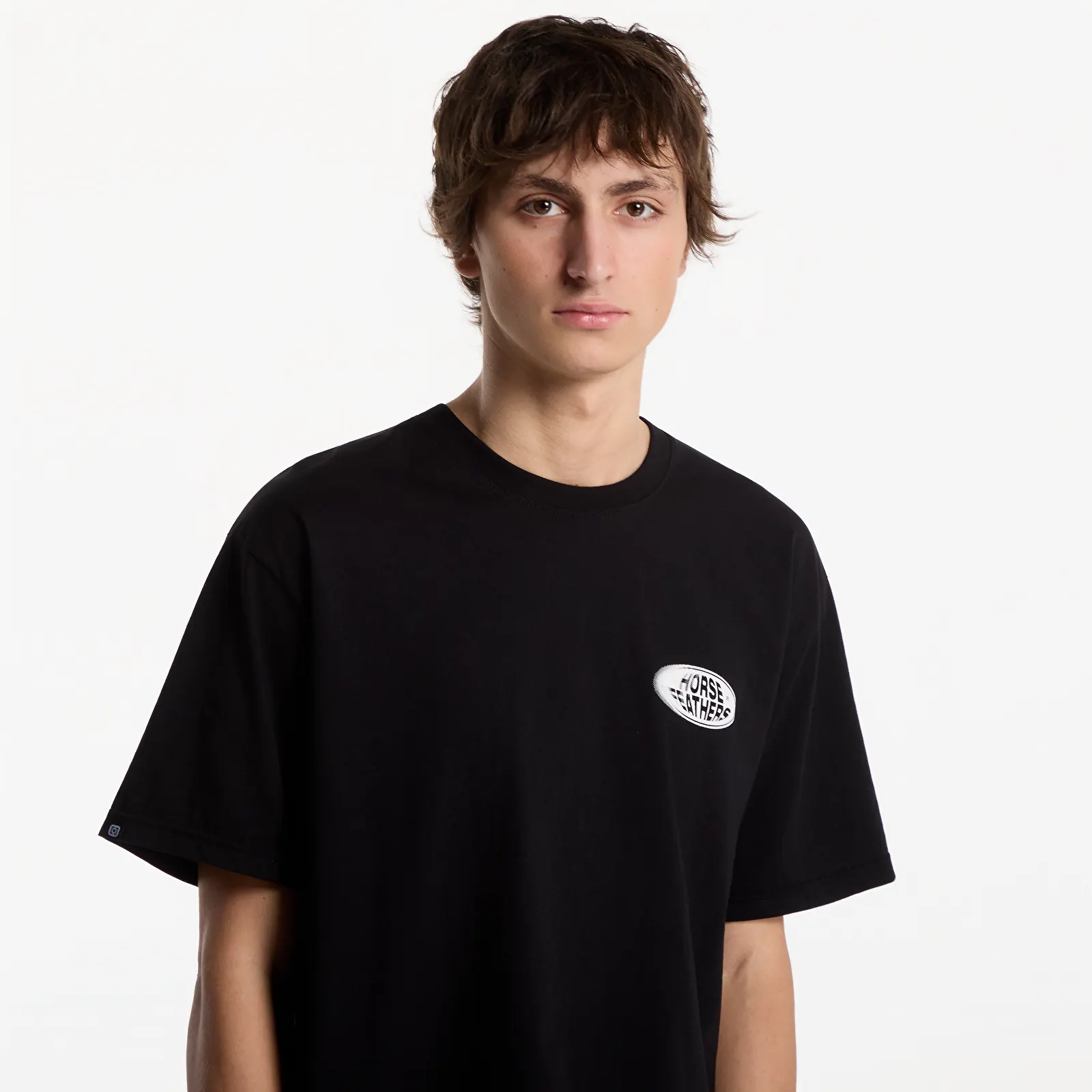 Meeste T-särgid Horsefeathers Junky T-Shirt Black