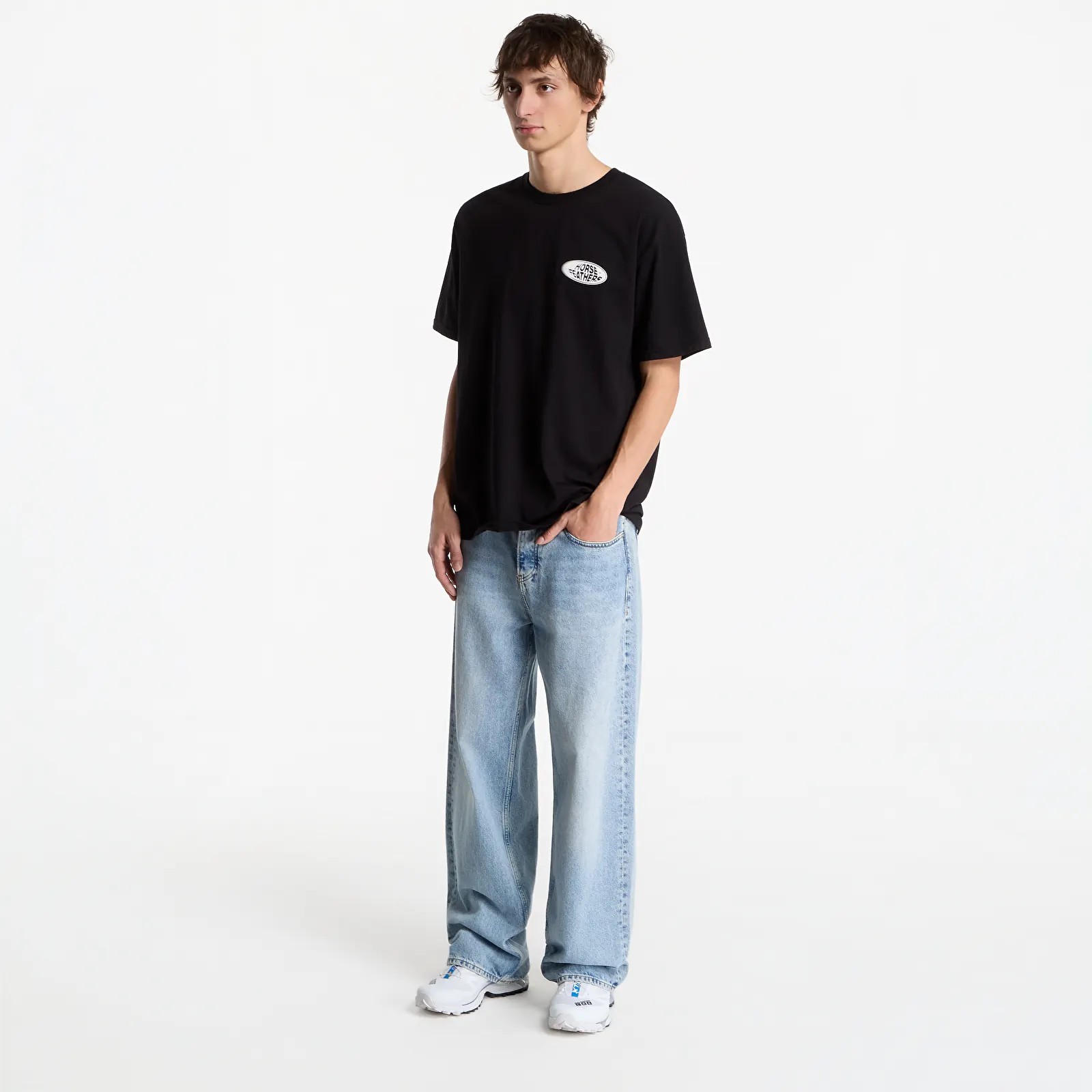 Meeste T-särgid Horsefeathers Junky T-Shirt Black