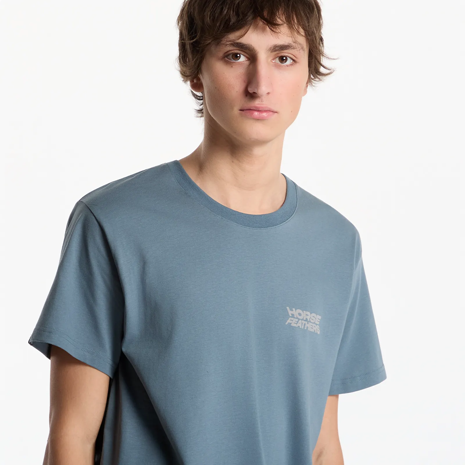 Férfi pólok Horsefeathers Carmy T-Shirt Storm