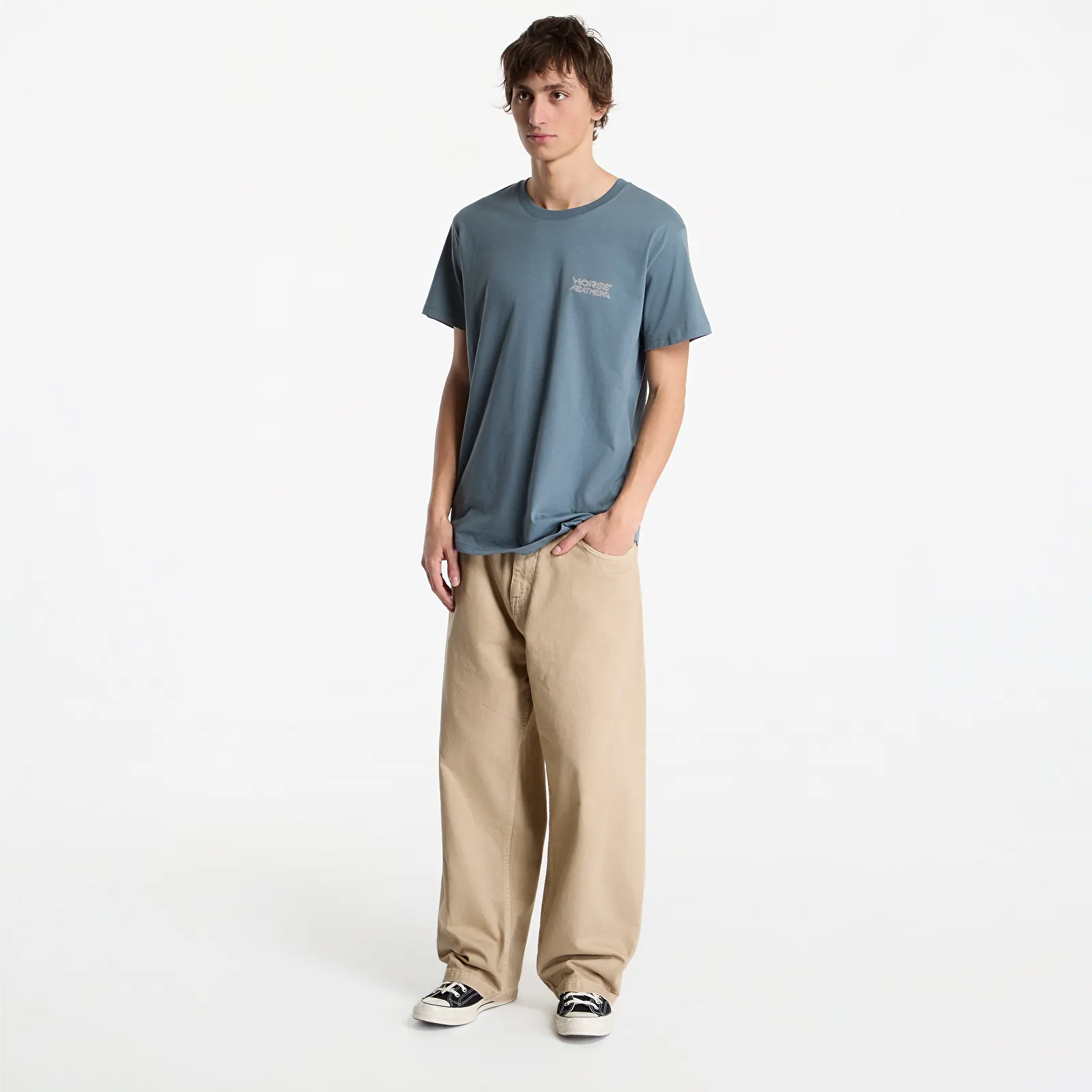 Férfi pólok Horsefeathers Carmy T-Shirt Storm