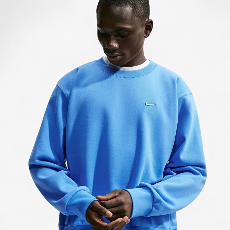 Mikina Nike Energy Fleece Crew-Neck Sweatshirt Lt Photo Blue