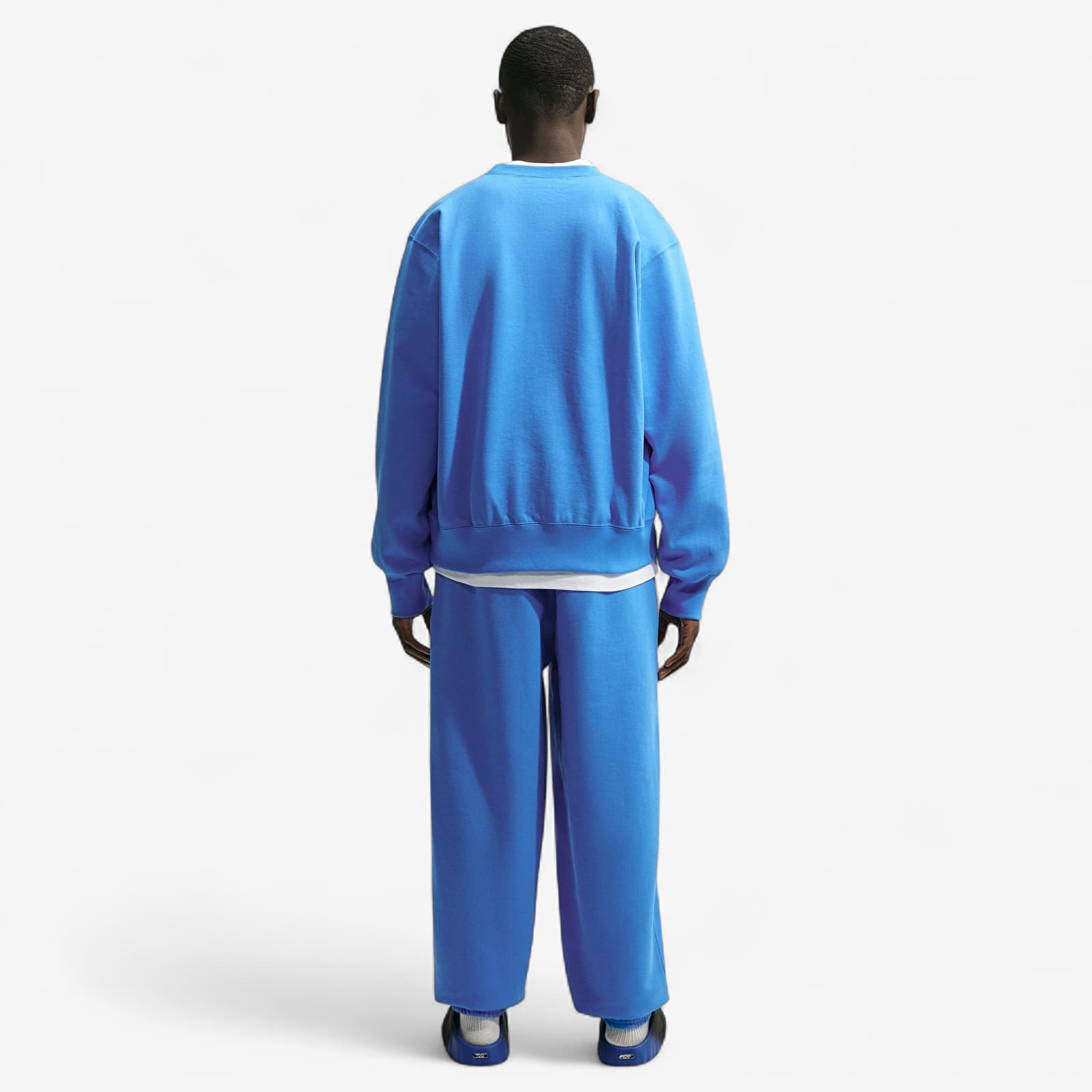 Herren-Sweatshirts Nike Energy Fleece Crew-Neck Sweatshirt Lt Photo Blue