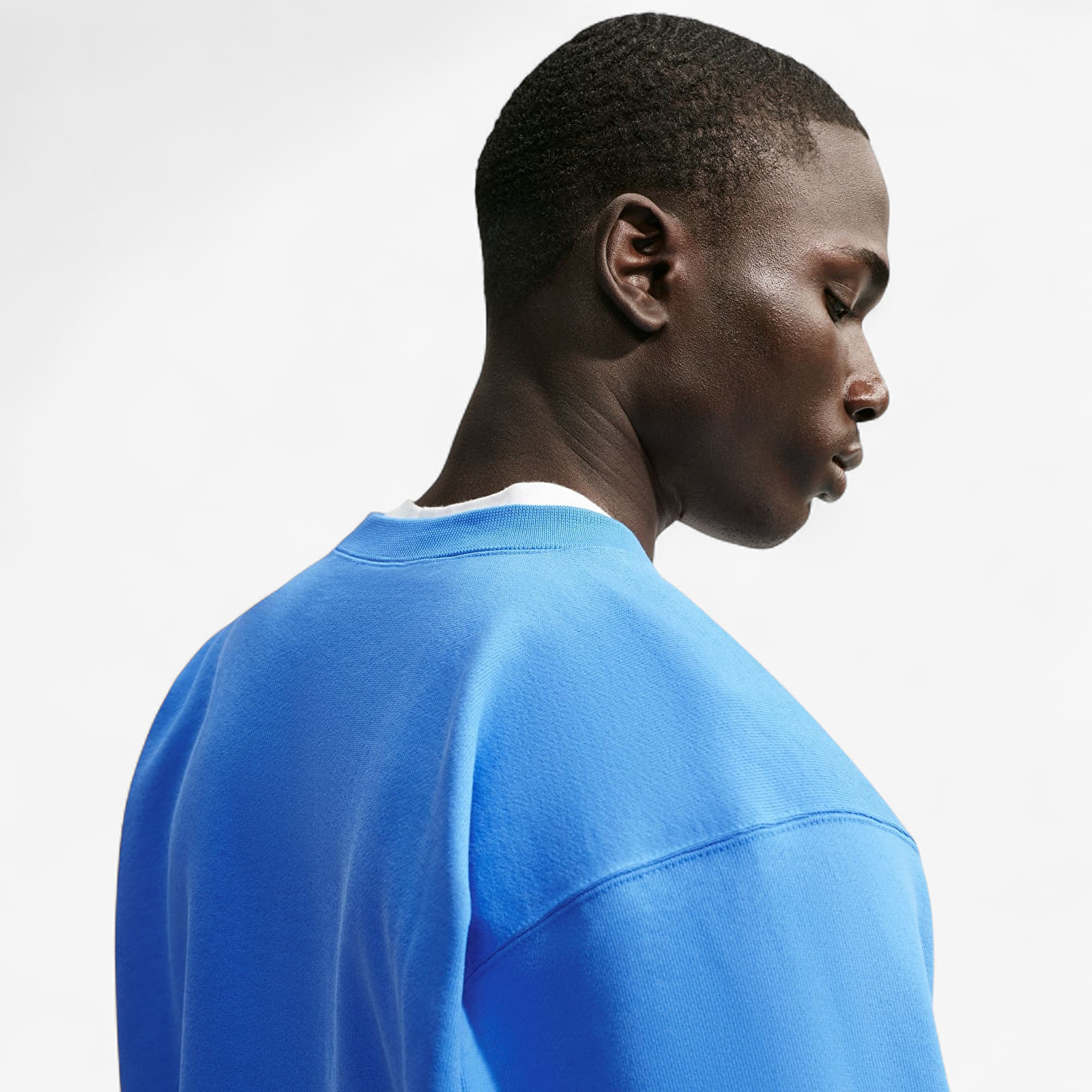 Herren-Sweatshirts Nike Energy Fleece Crew-Neck Sweatshirt Lt Photo Blue
