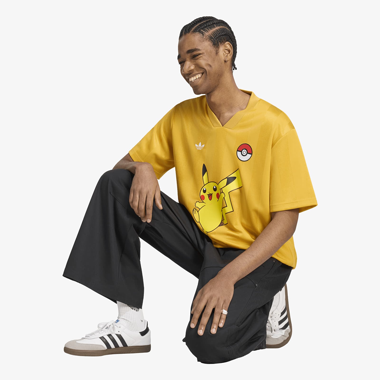 Maillots pour hommes adidas x Pokemon Jersey Preloved Yellow