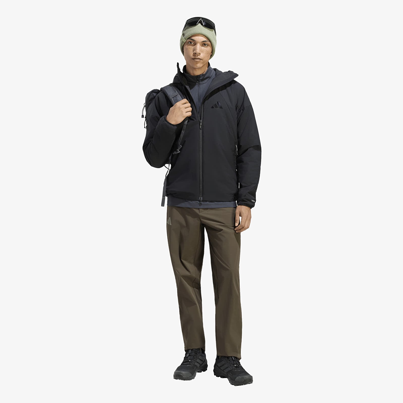 Herrenjacken adidas Terrex Xperior Pro Primaloft CLIMAWARM+ Stretch Jacket Black