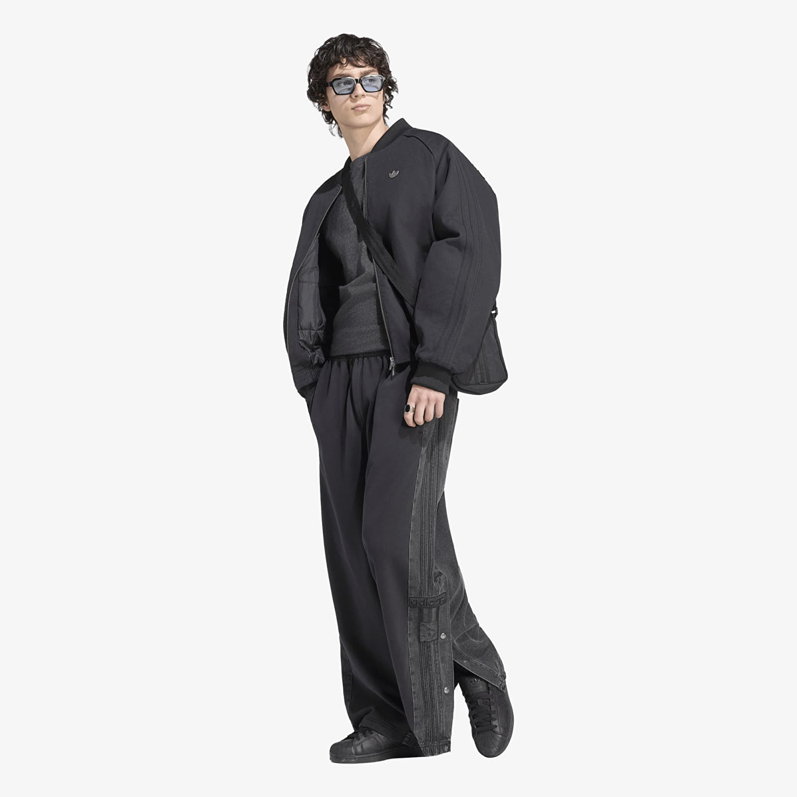 Vestes pour hommes adidas SST TT Canvas Jacket Black