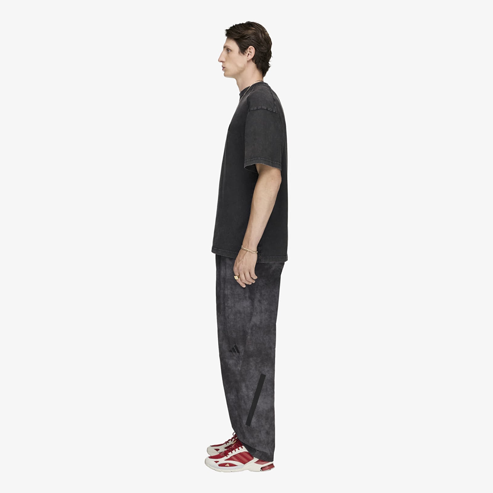 Dresy męskie adidas x Tyrrell Winston Z.N.E. Trackpant Grey Five/ Utility Black