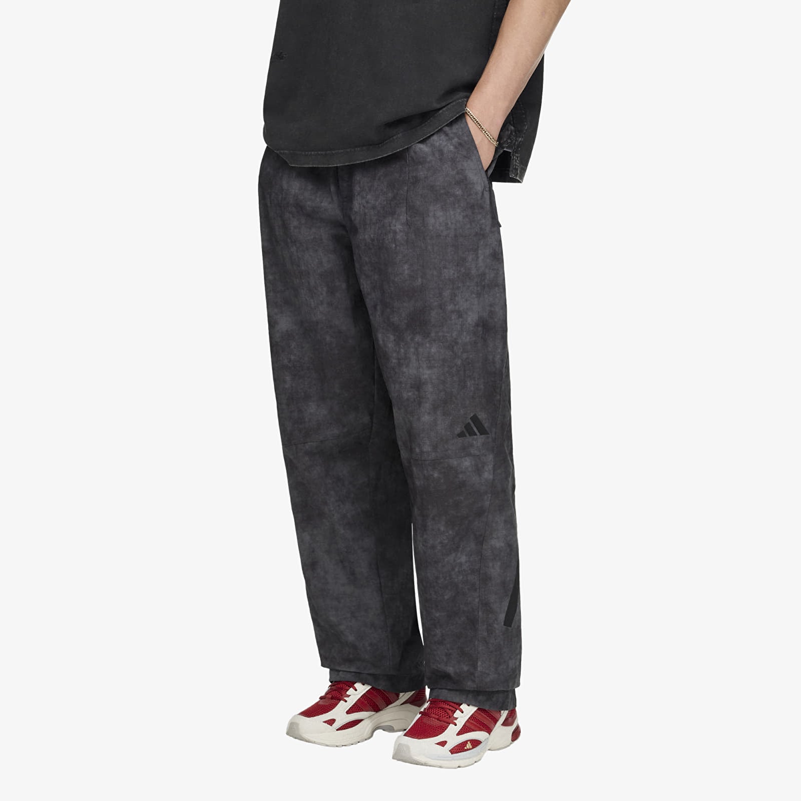 Dresy męskie adidas x Tyrrell Winston Z.N.E. Trackpant Grey Five/ Utility Black