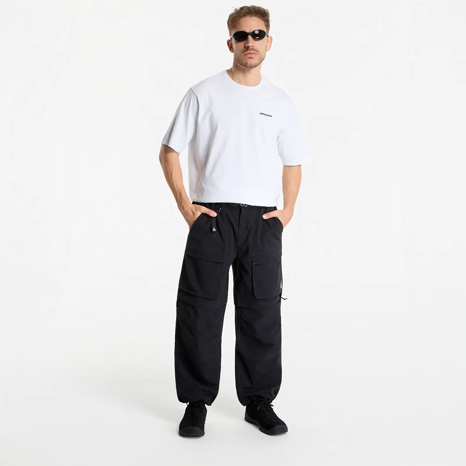 T-shirts Patagonia P-6 Logo Responsibili-Tee Fiber White