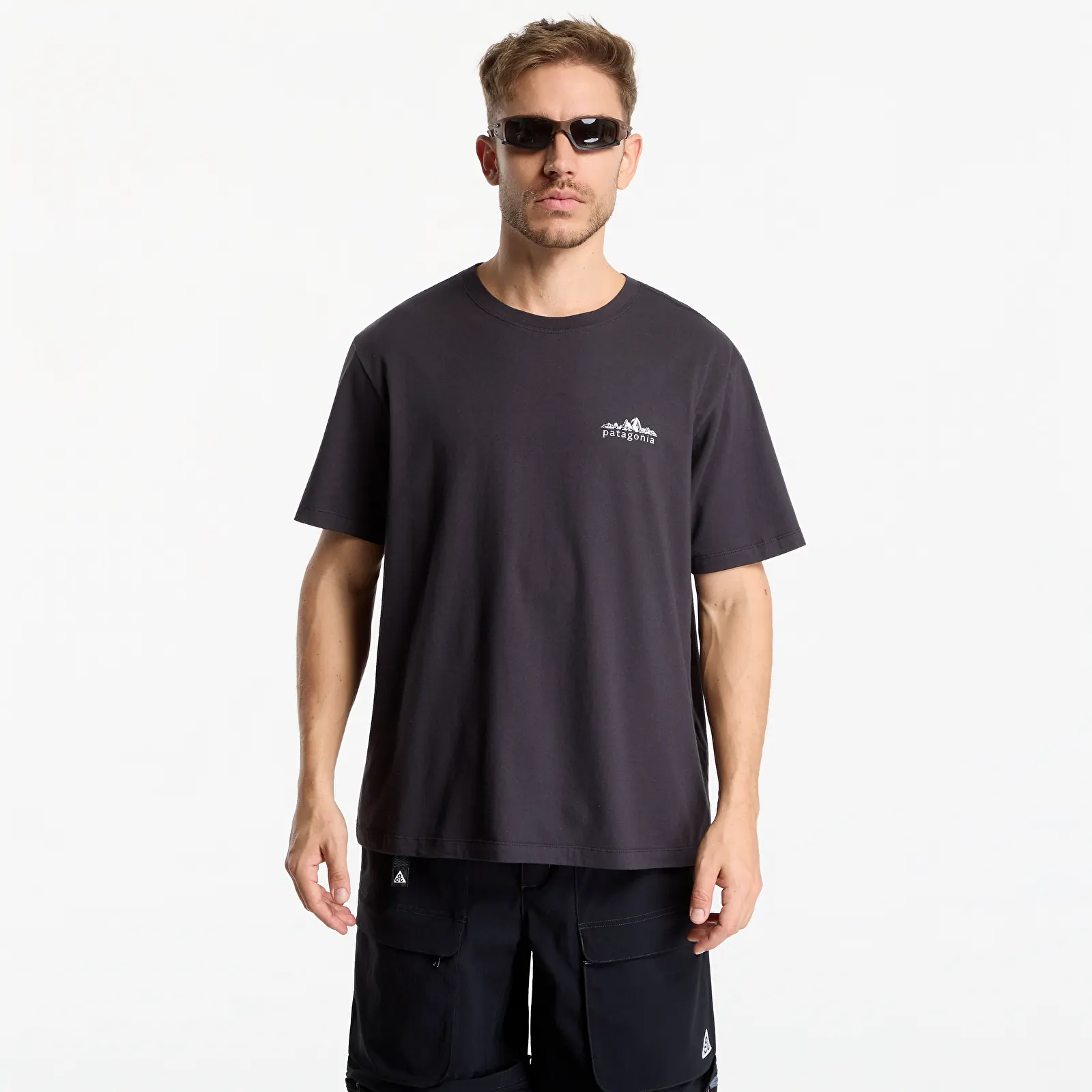 T-Shirts Patagonia Fitz Roy Foothills T-Shirt Ink Black