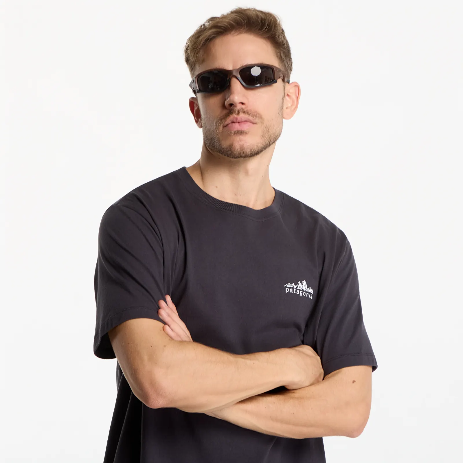 T-Shirts Patagonia Fitz Roy Foothills T-Shirt Ink Black