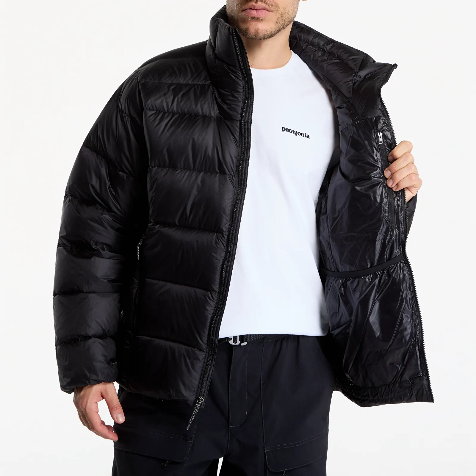 Giacche Patagonia M's Fitz Roy Down Jacket Black