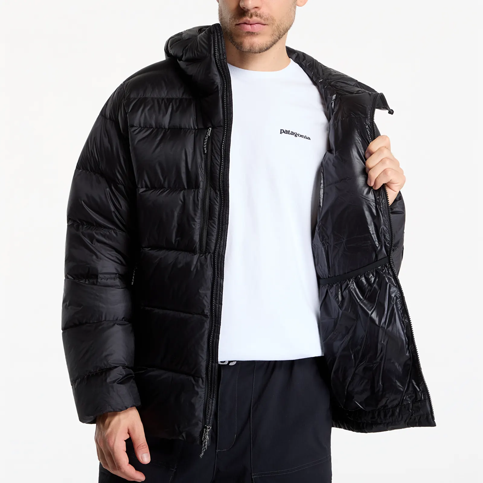 Giacche Patagonia M's Fitz Roy Down Hoody Black